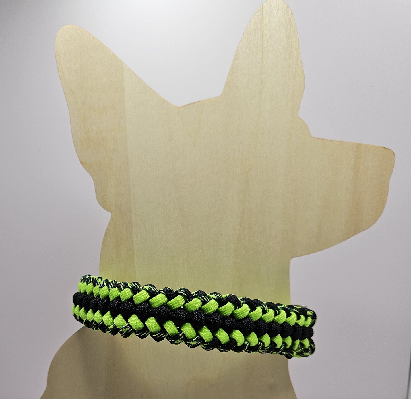 Sanctified Covenant Weave Paracord Dog Collar - 14 Inch Limited Edition