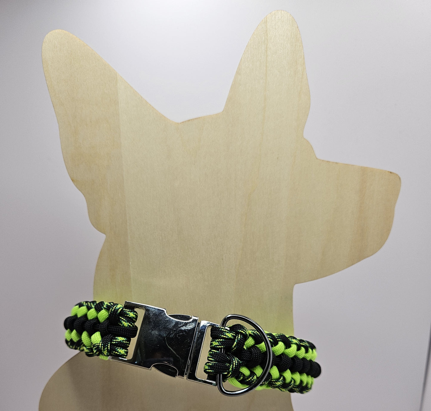 Sanctified Covenant Weave Paracord Dog Collar - 14 Inch Limited Edition