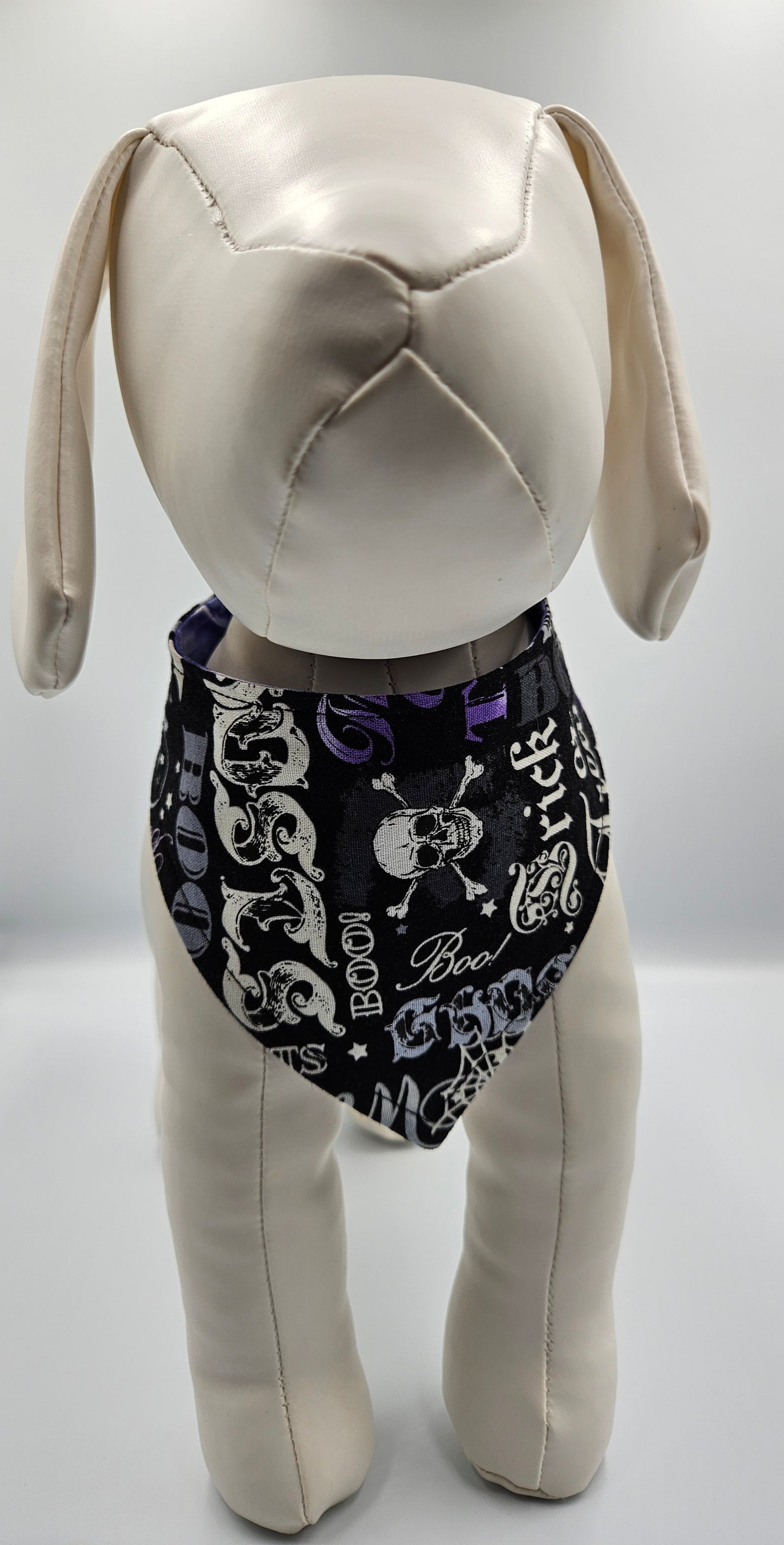 π Trick or Treat & Violet Veins Reversible Snap-On Dog Bandana β Limited Edition Style
