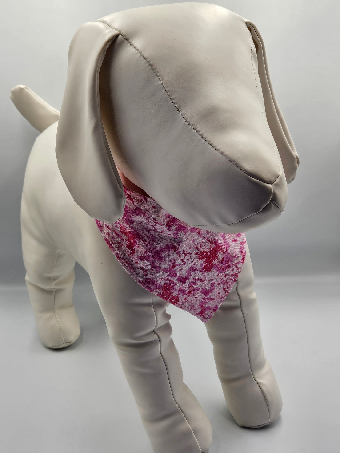 Blush Strokes – Reversible Snap-On Dog Bandana