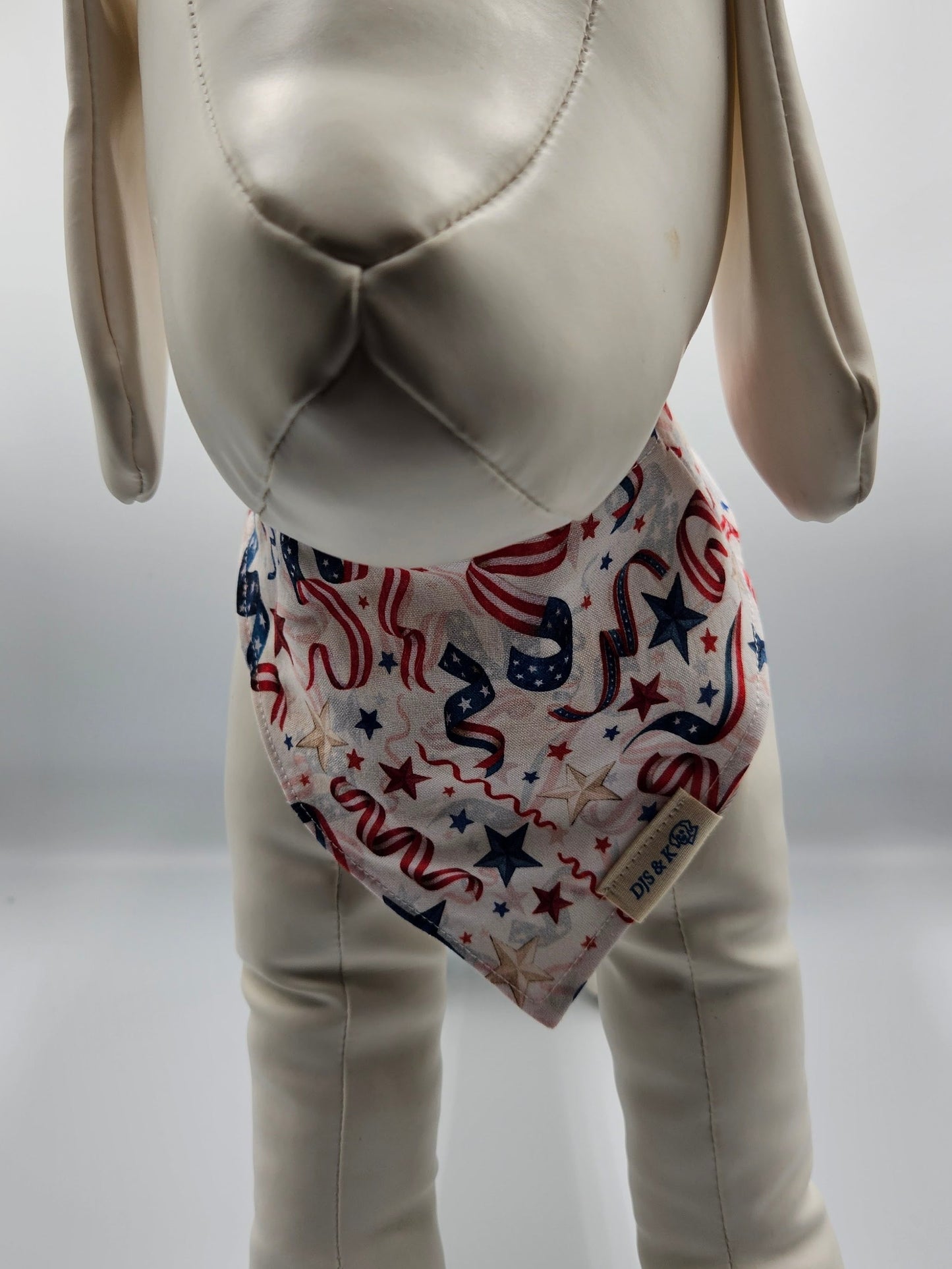 Stars & Streamers – Reversible Snap-On Dog Bandana