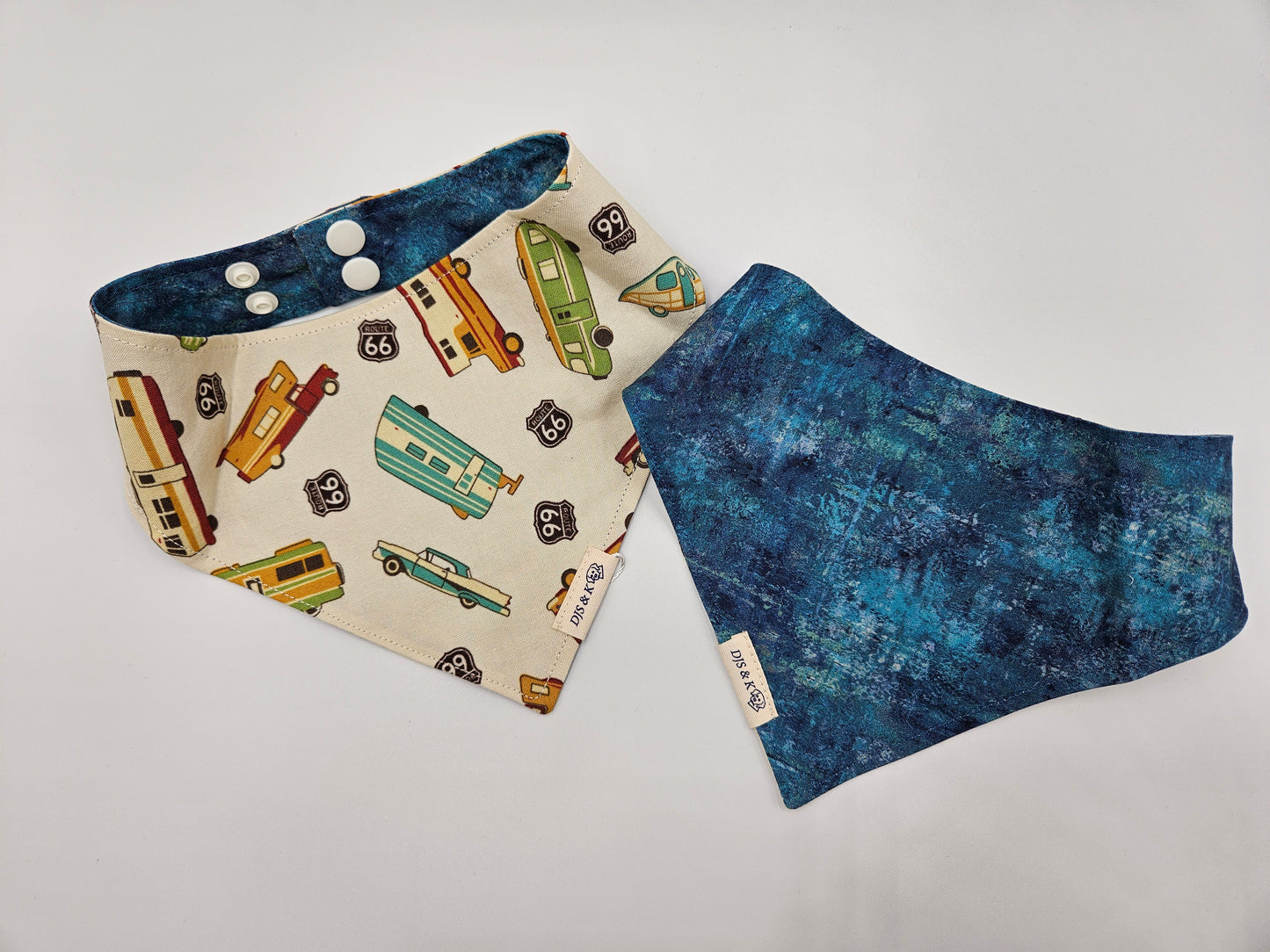 Route 66 Memories – Reversible Snap-On Dog Bandana
