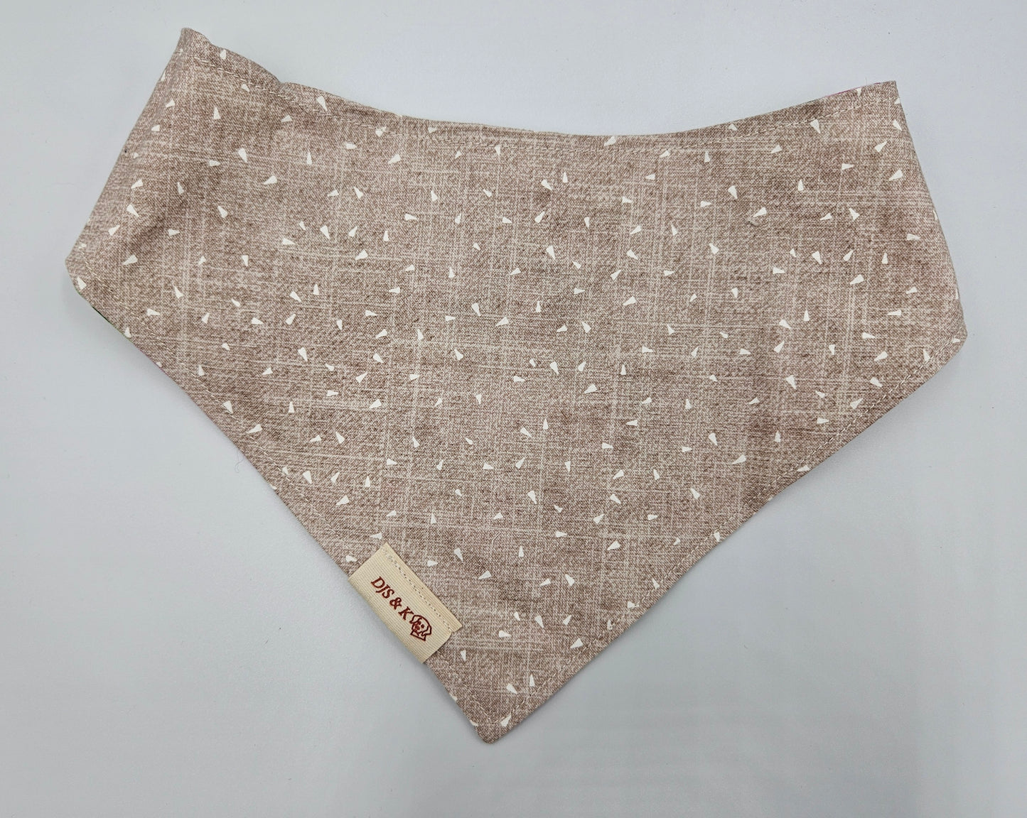 Derby Roses – Reversible Snap-On Dog Bandana