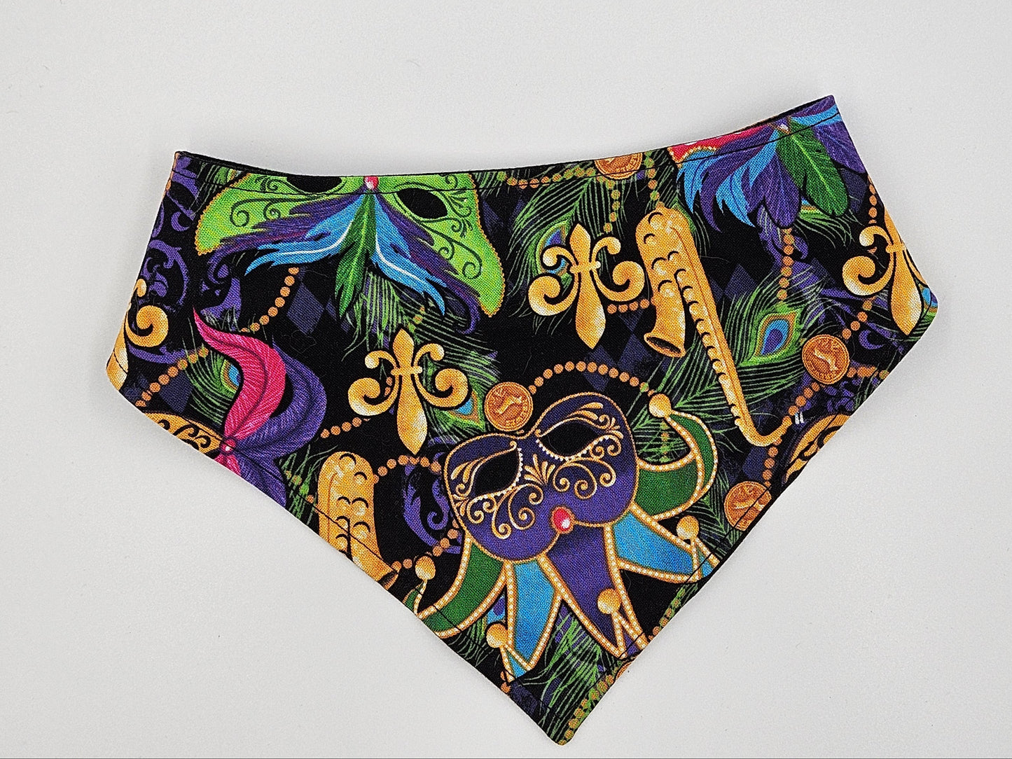 Fleur de Paw – Reversible Snap-On Dog Bandana