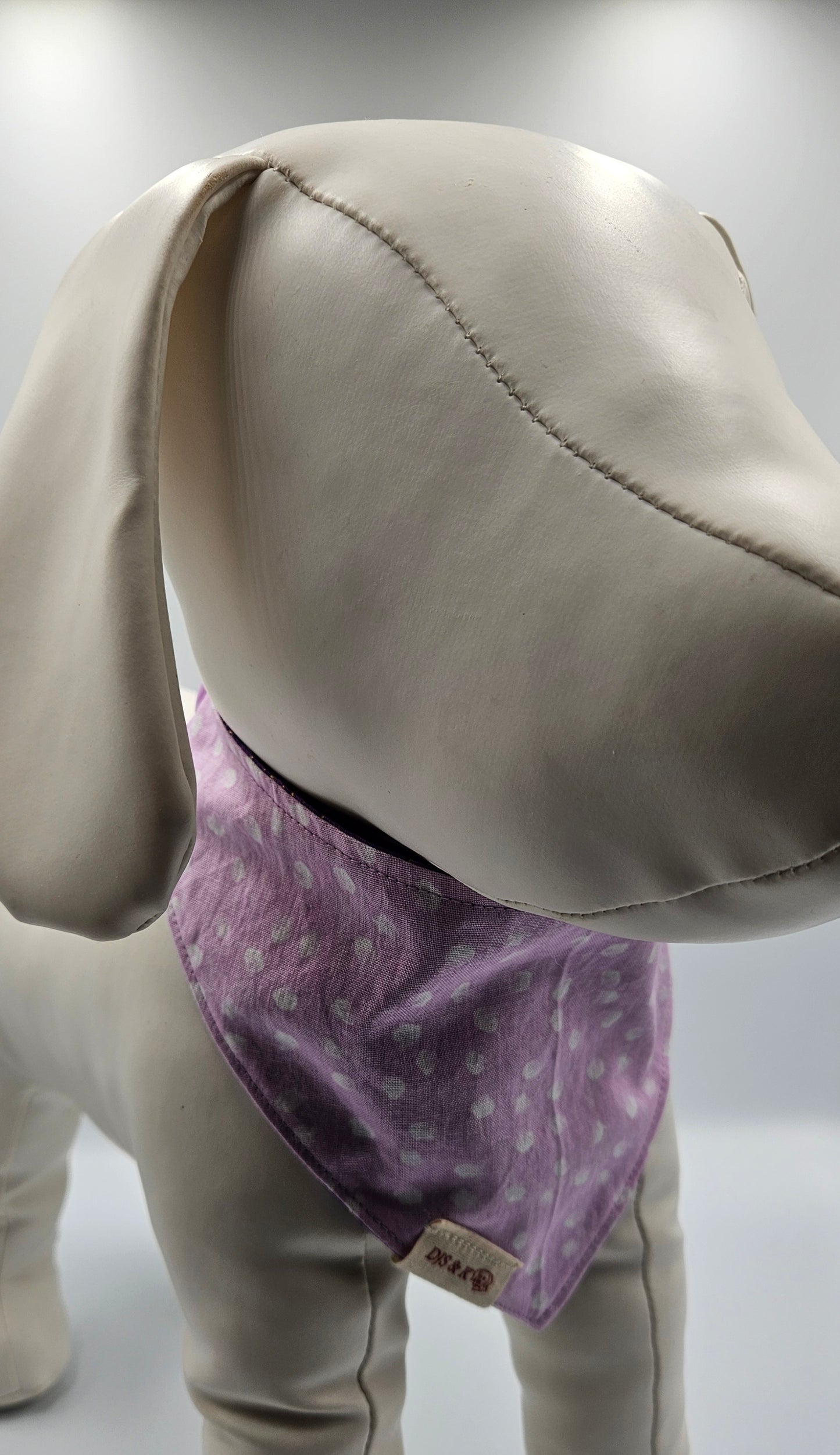 Purple Promise – Reversible Snap-On Dog Bandana
