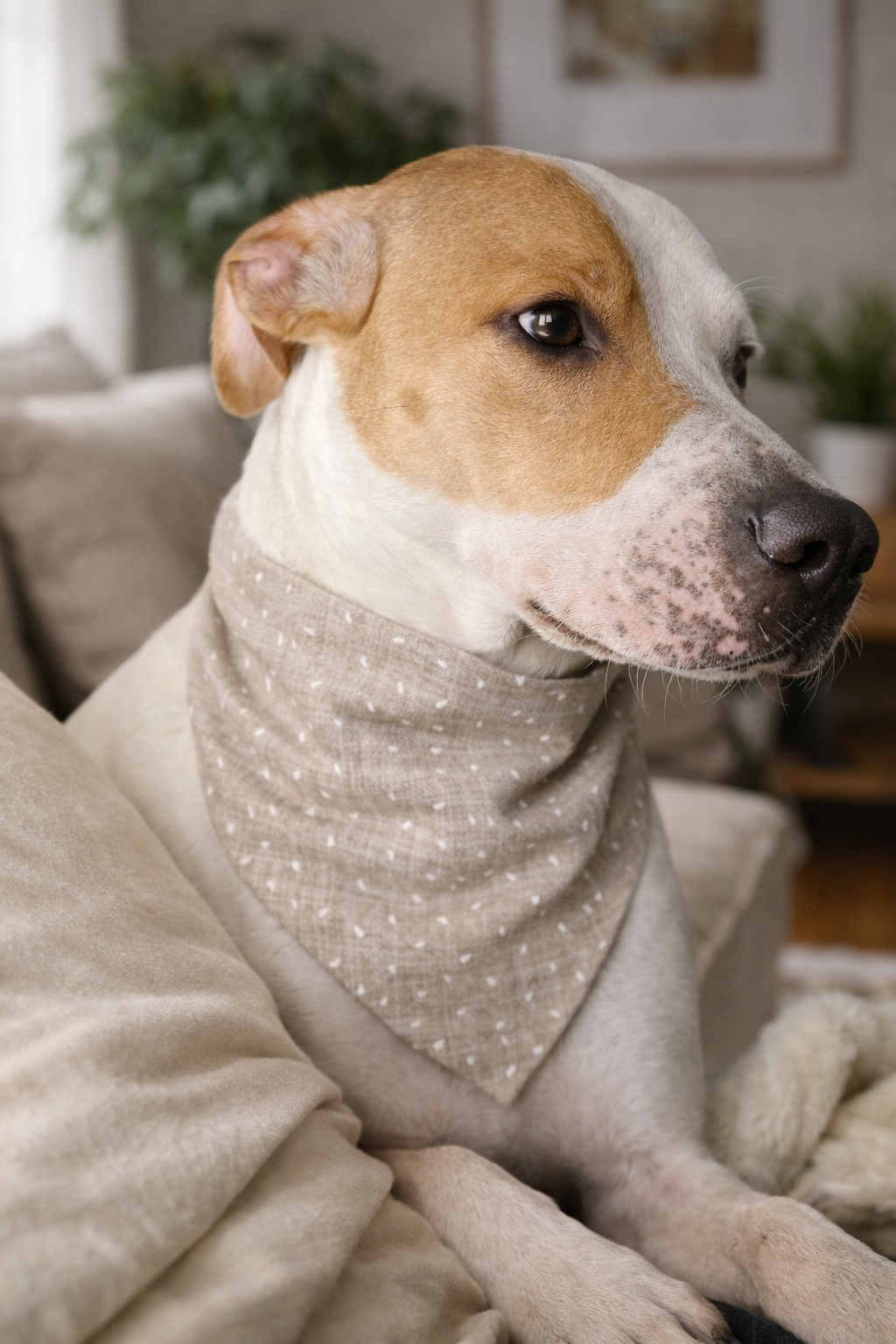 Derby Roses – Reversible Snap-On Dog Bandana