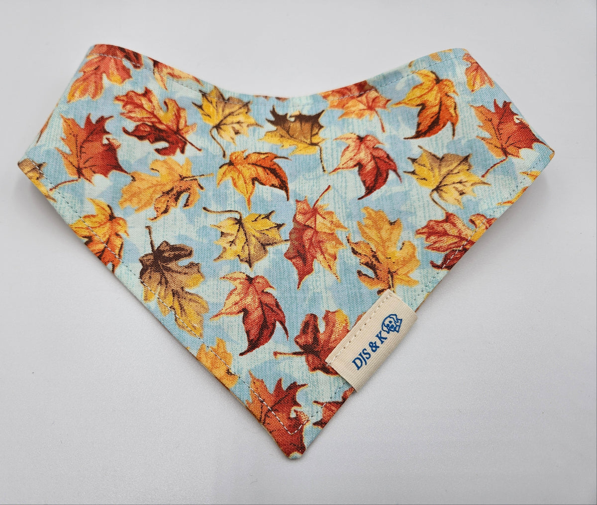 Autumn Breeze - Reversible Snap-On Dog Bandana
