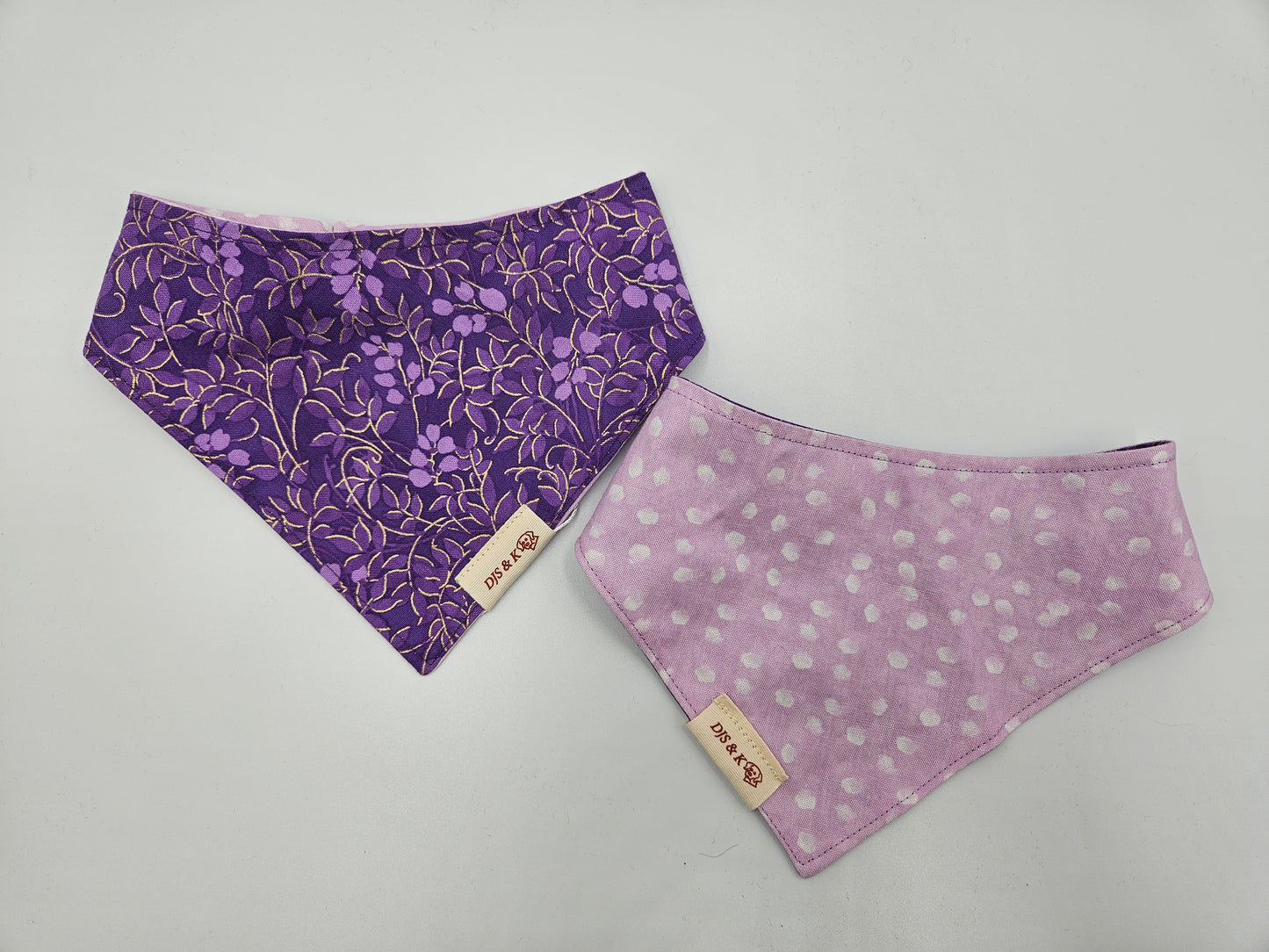 Purple Promise – Reversible Snap-On Dog Bandana