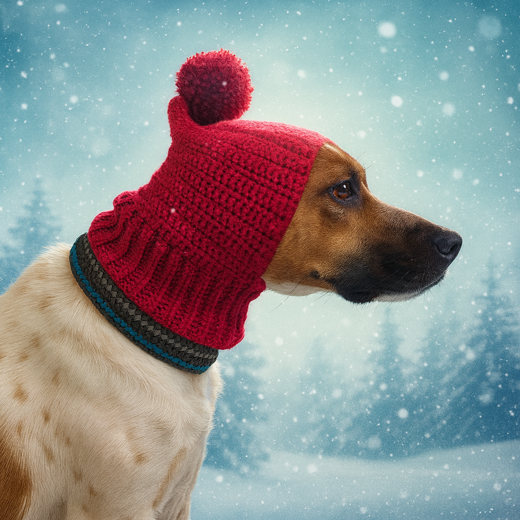 Cozy Crochet Dog Snood – Winter Ear, Neck & Head Warmer
