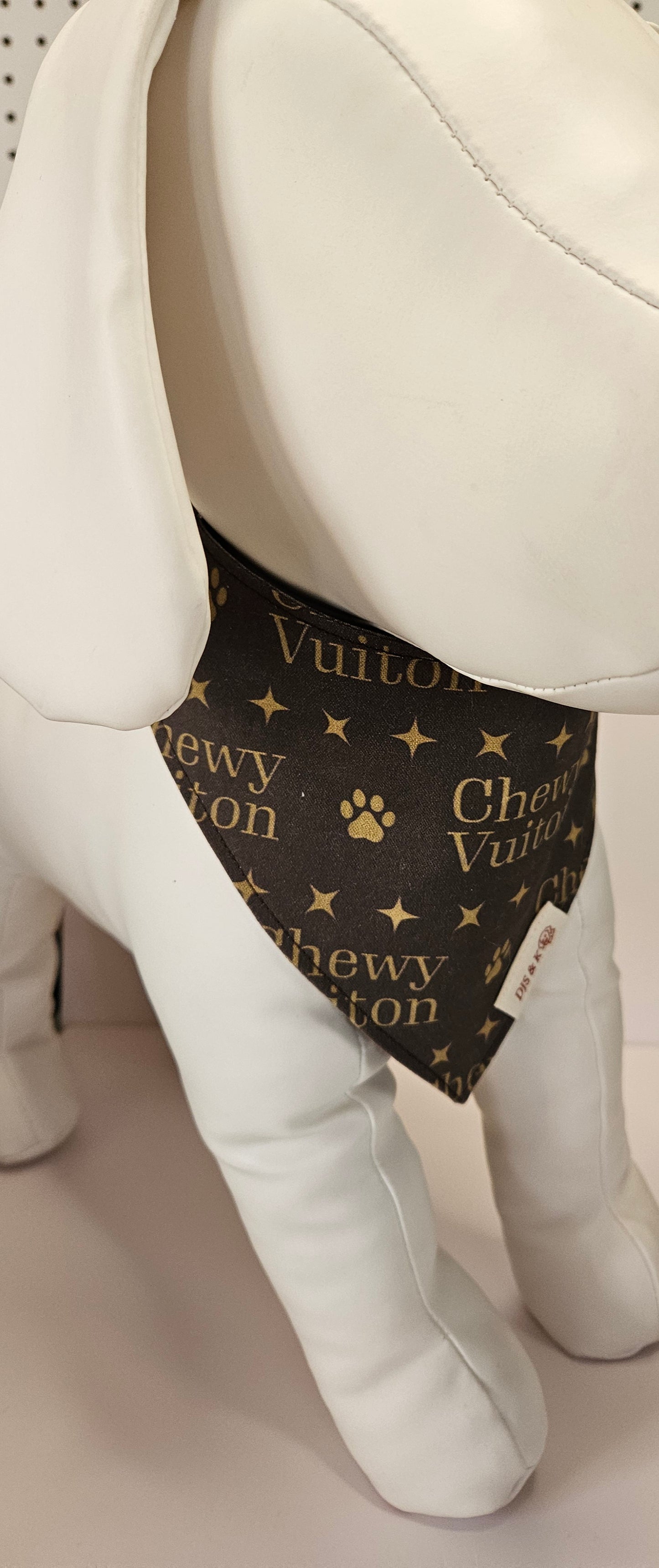 Chewy Vuiton Reversible Dog Bandana