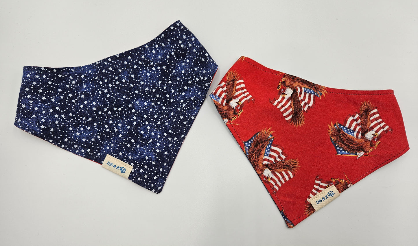 Freedom Takes Flight – Reversible Snap-On Dog Bandana