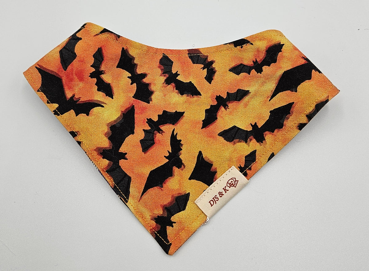 Bewitched Flight - Reversible Snap-On Dog Bandana