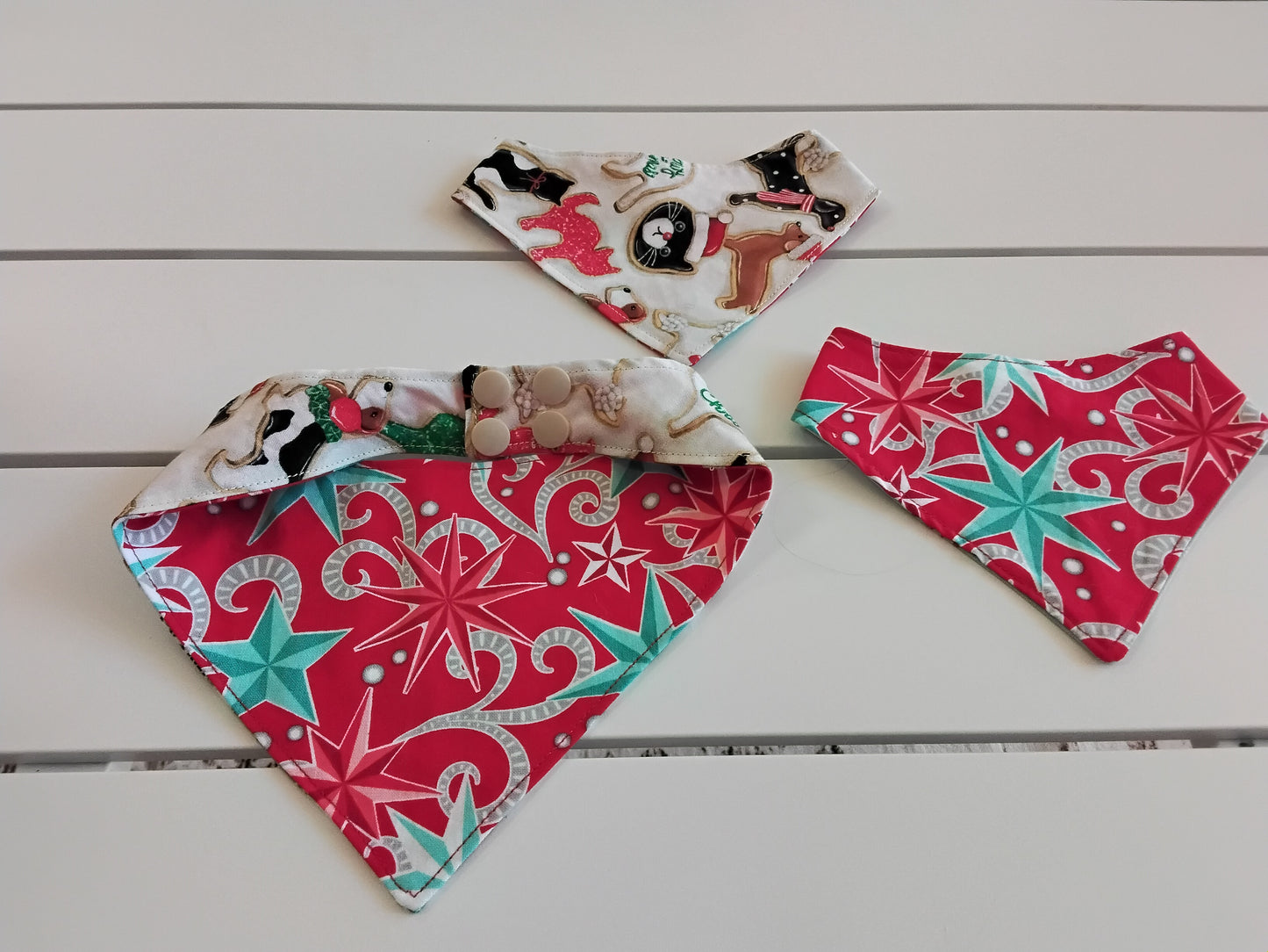 Holiday Dogs & Cats Snap-On Dog Bandana