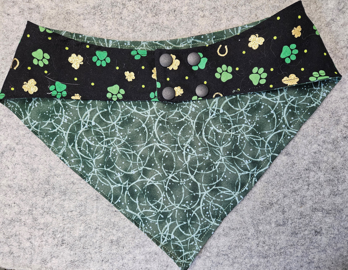 Lucky Paws Snap-On Dog Bandana