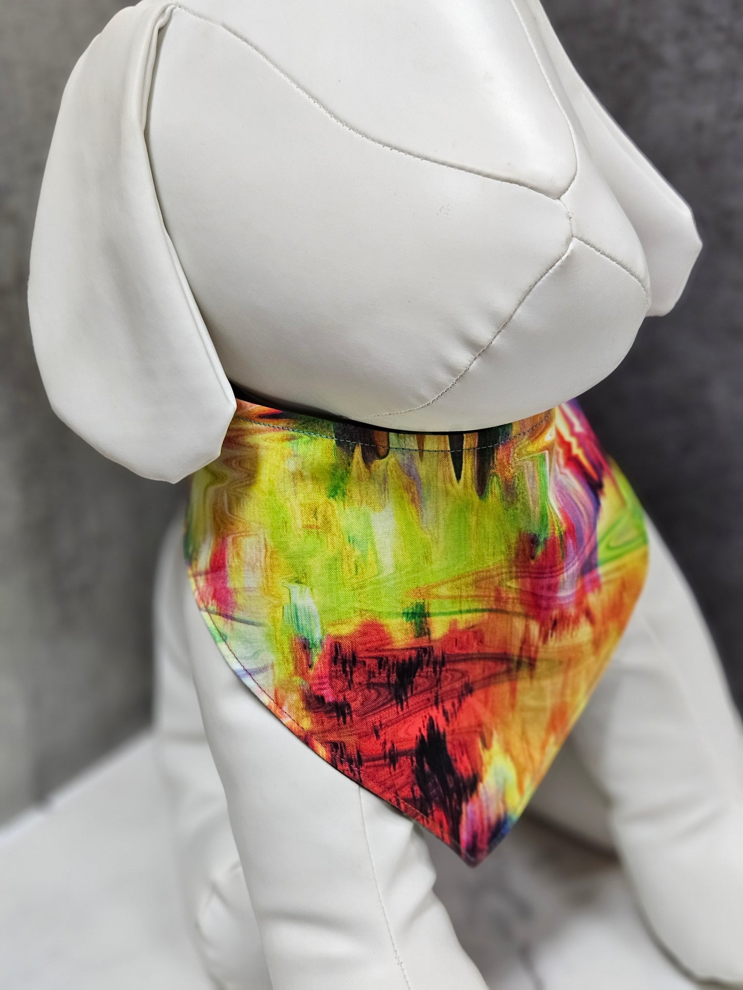 Shamrocks & Rainbows Snap-On Dog Bandana