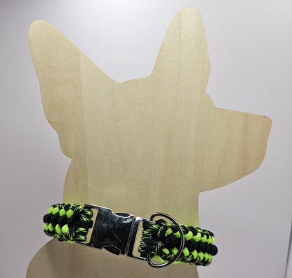 Sanctified Covenant Weave Paracord Dog Collar - 14 Inch Limited Edition