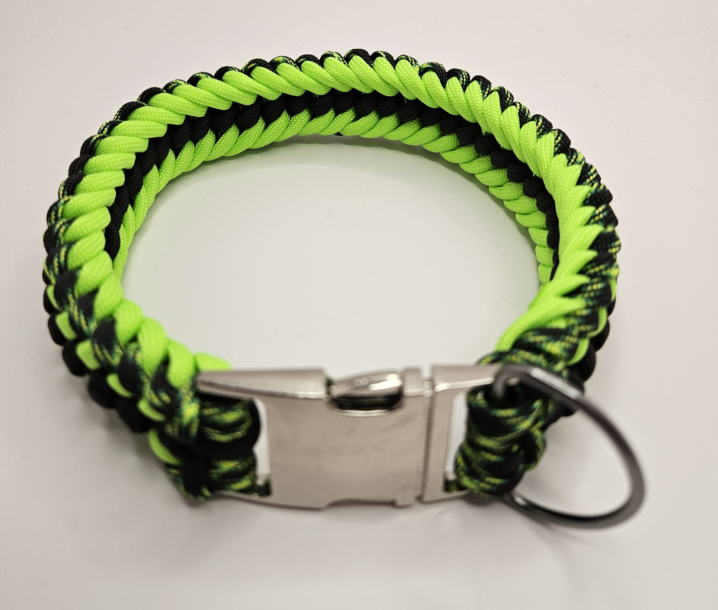 Sanctified Covenant Weave Paracord Dog Collar - 14 Inch Limited Edition