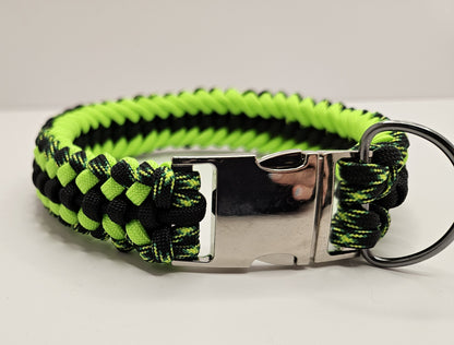 Sanctified Covenant Weave Paracord Dog Collar - 14 Inch Limited Edition