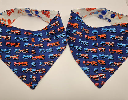 Limited Edition Patriotic Sunglasses & Flip Flops Snap-On Dog Bandana