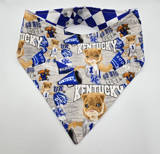 UK Cheer Reversible Snap-On Dog Bandana