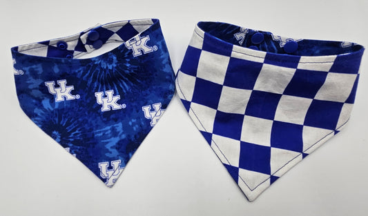 UK Tie Dye Reversible Snap-On Dog Bandana