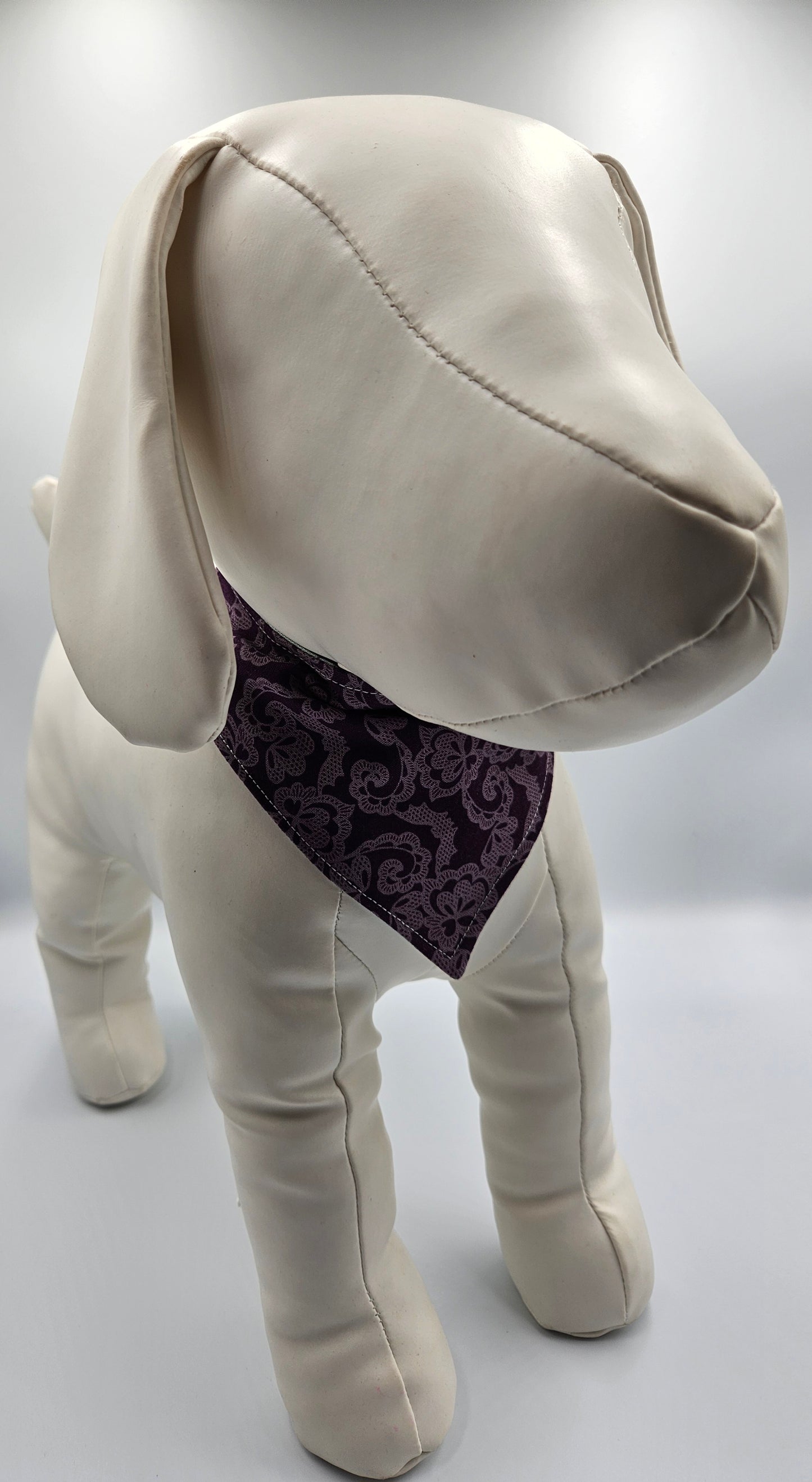 Spooky Elegance Reversible Snap-on Dog Bandana – Limited Edition Style