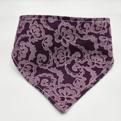 Spooky Elegance Reversible Snap-on Dog Bandana – Limited Edition Style