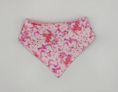 Blush Strokes – Reversible Snap-On Dog Bandana
