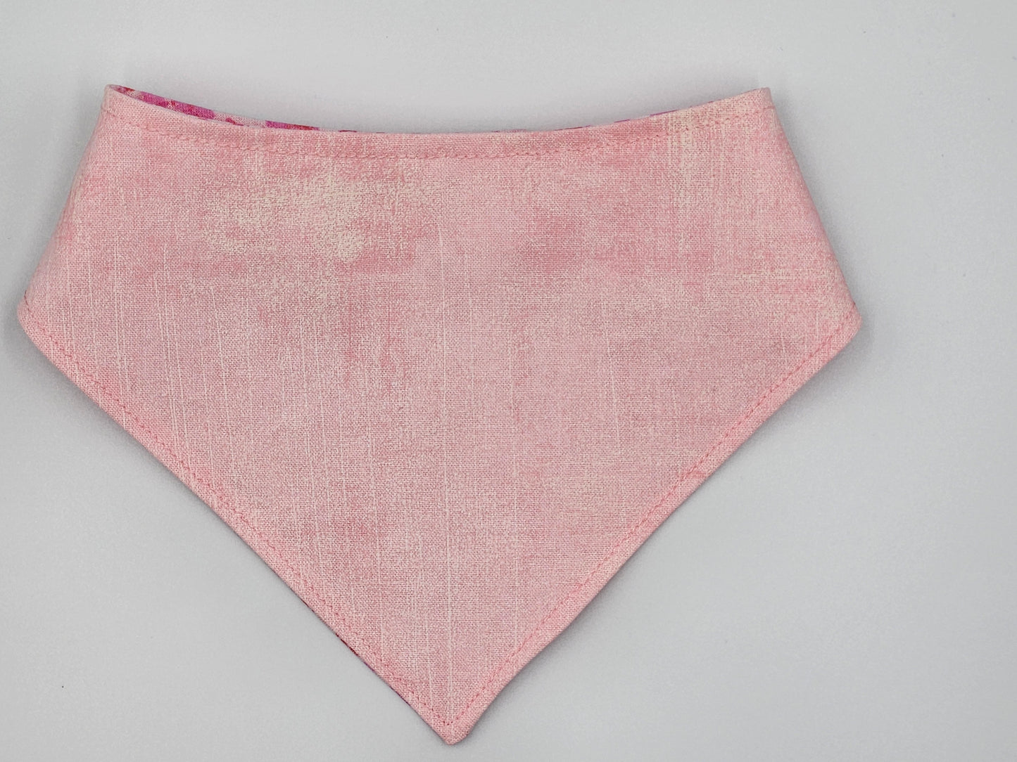 Blush Strokes – Reversible Snap-On Dog Bandana