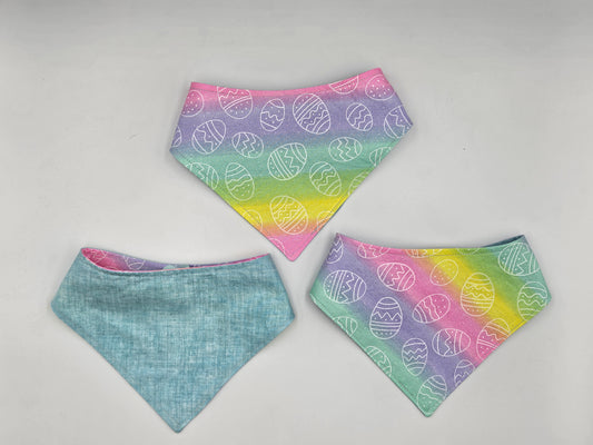 Basket Bound – Reversible Snap-On Dog Bandana