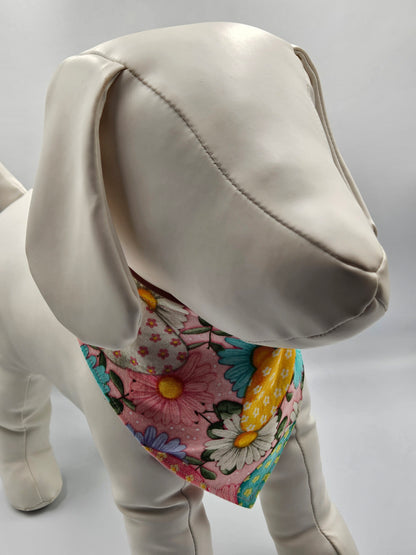 Easter Gathering – Reversible Snap-On Dog Bandana