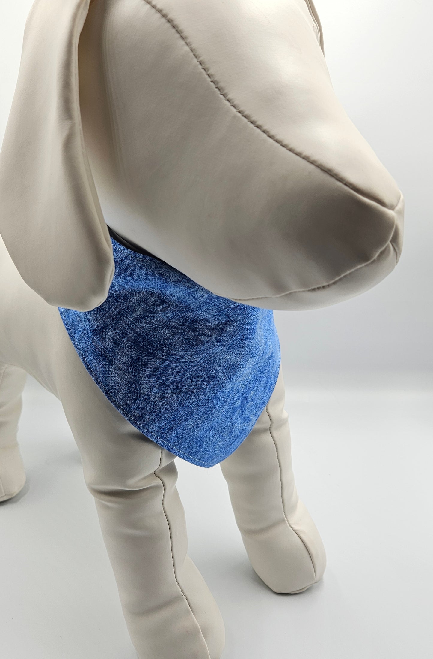 Blue & Buttercup – Reversible Snap-On Dog Bandana