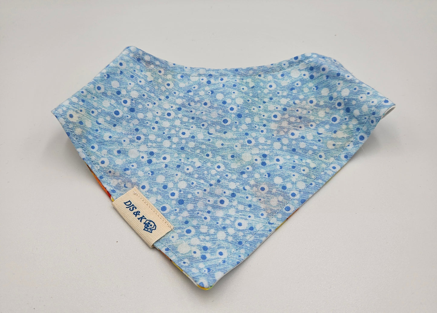 Skybound Feathers – Reversible Snap-On Dog Bandana