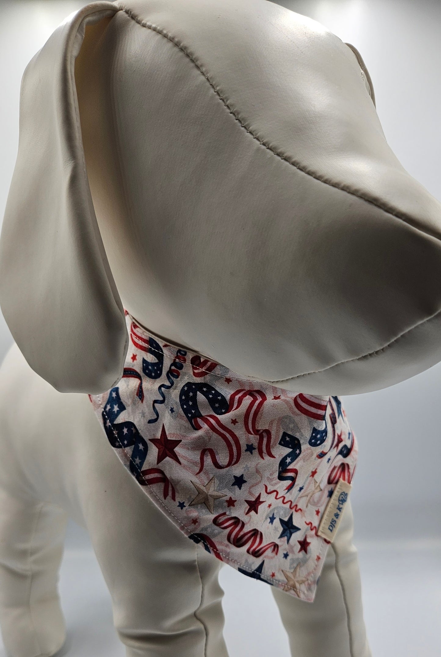 Stars & Streamers – Reversible Snap-On Dog Bandana