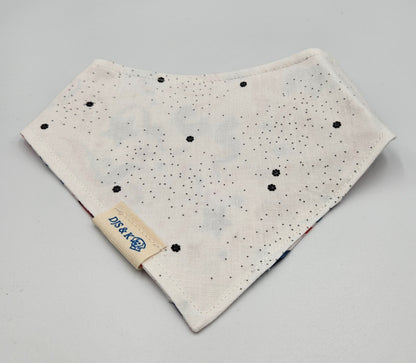 Stars & Streamers – Reversible Snap-On Dog Bandana