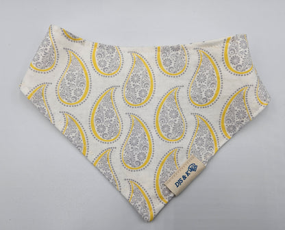 Skybound Feathers – Reversible Snap-On Dog Bandana