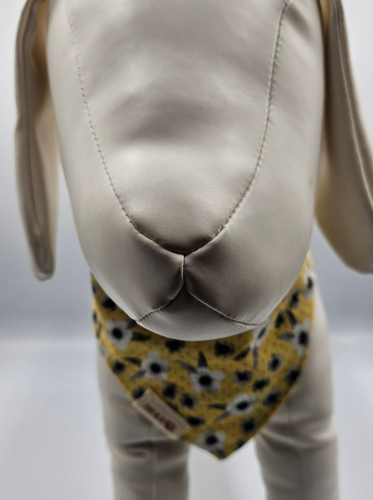 Sunwashed Daisy – Reversible Snap-On Dog Bandana