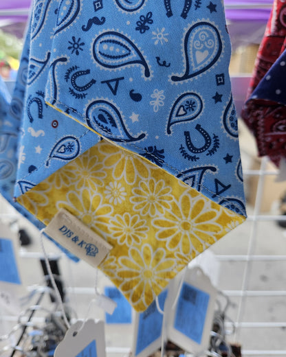 Country Sunshine - Reversible Snap-On Dog Bandana