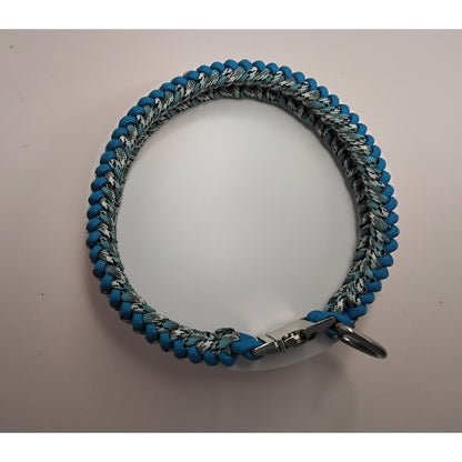 Handwoven Paracord Dog Collar – Sanctified Weave (Fits up to 14")