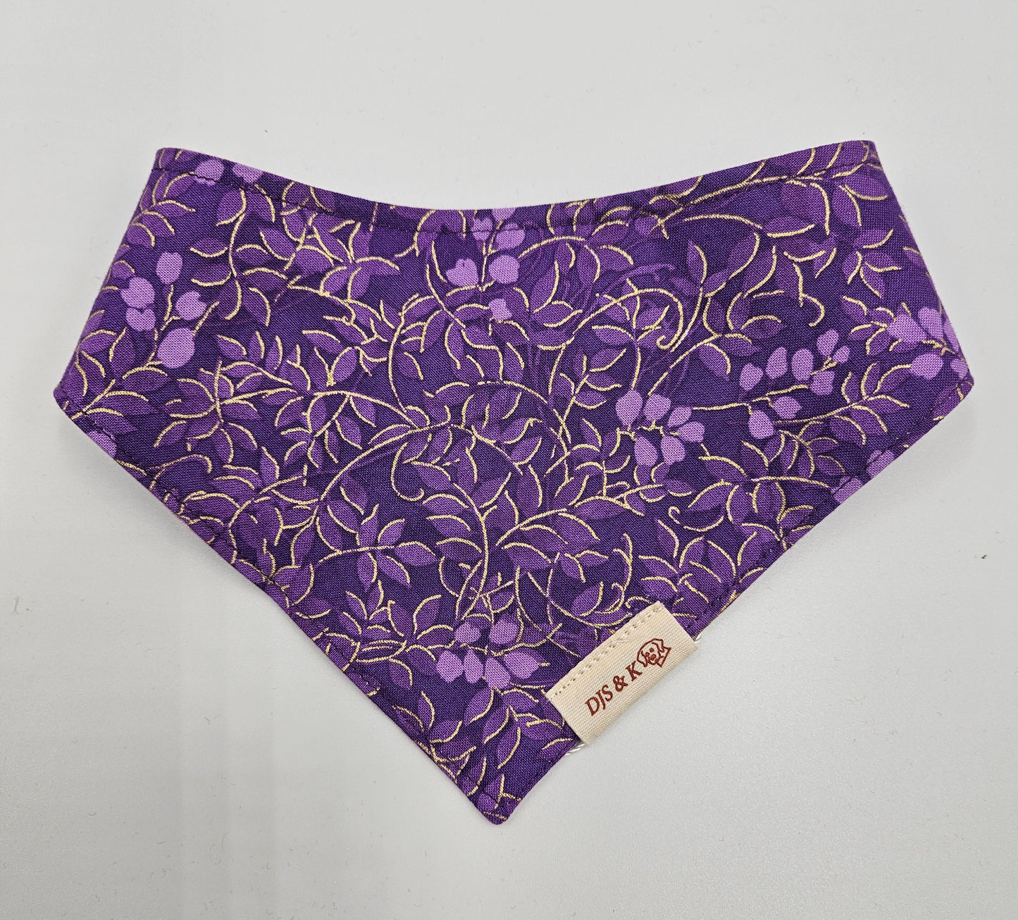 Purple Promise – Reversible Snap-On Dog Bandana