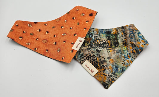 Acorn Trail - Reversible Snap-On Dog Bandana