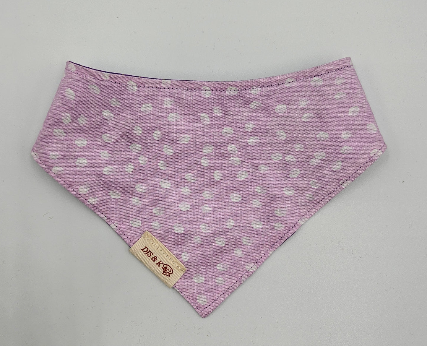 Purple Promise – Reversible Snap-On Dog Bandana