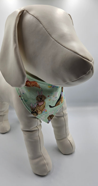 Easter Dogs – Reversible Snap-On Dog Bandana
