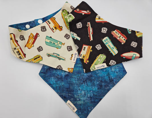 Route 66 Memories – Reversible Snap-On Dog Bandana