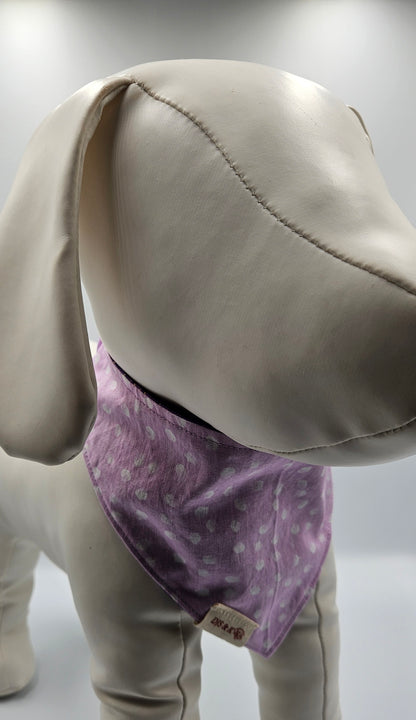 Purple Promise – Reversible Snap-On Dog Bandana