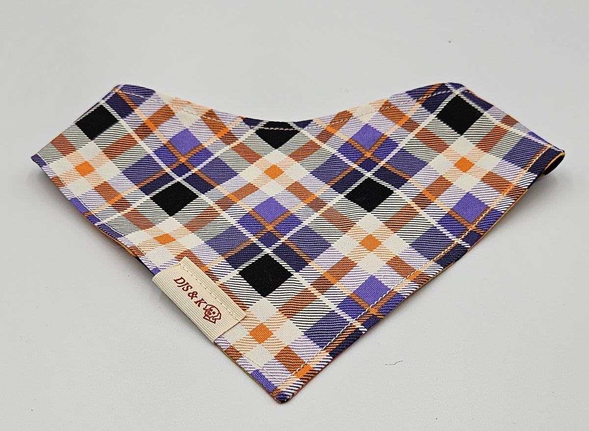 Bewitched Flight - Reversible Snap-On Dog Bandana