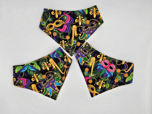 Fleur de Paw – Reversible Snap-On Dog Bandana