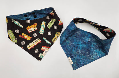 Route 66 Memories – Reversible Snap-On Dog Bandana