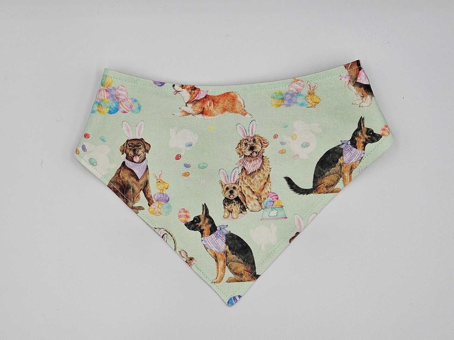 Easter Dogs – Reversible Snap-On Dog Bandana