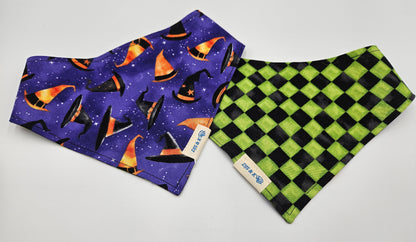 Witching Hour - Reversible Snap-On Dog Bandana